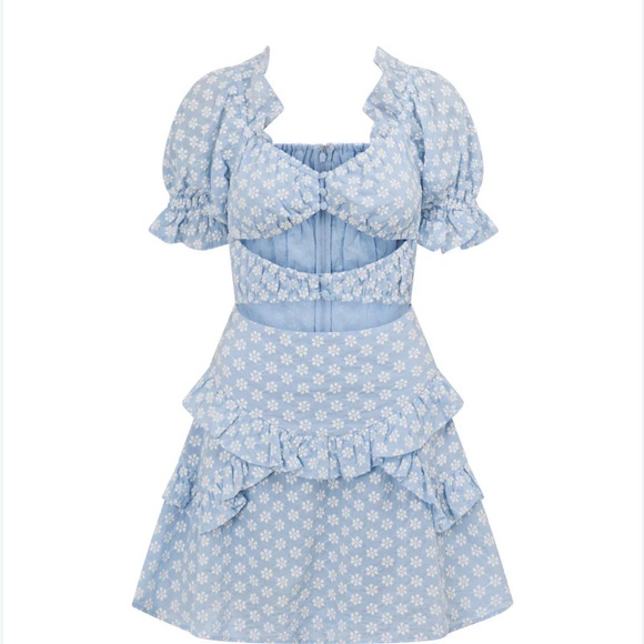 Sabo Skirt Dresses & Skirts - SABO Jaycee dress-floral ruffle dress